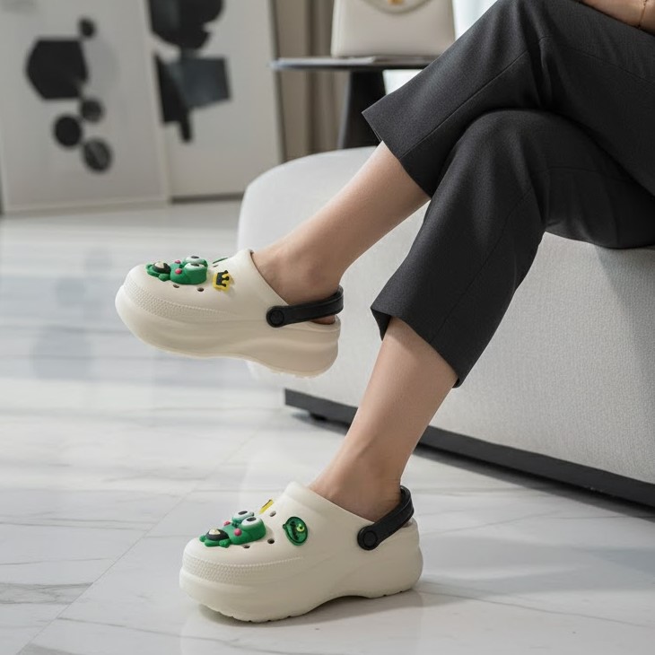 خرید آنلاین دمپایی زنانه آرین مدل فراگ کد 144